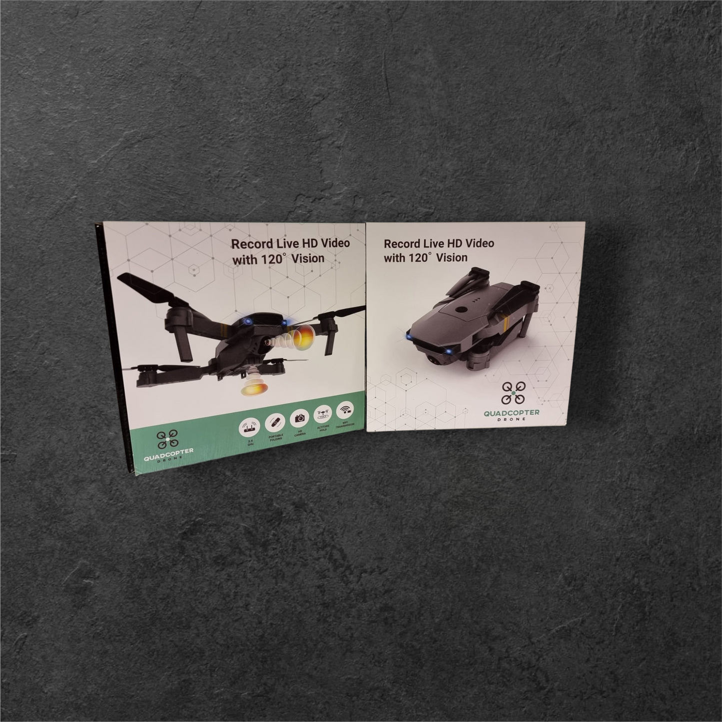 🚁 Faltbare Quadcopter Drohne mit Live-HD-Video & 120° Weitwinkelkamera