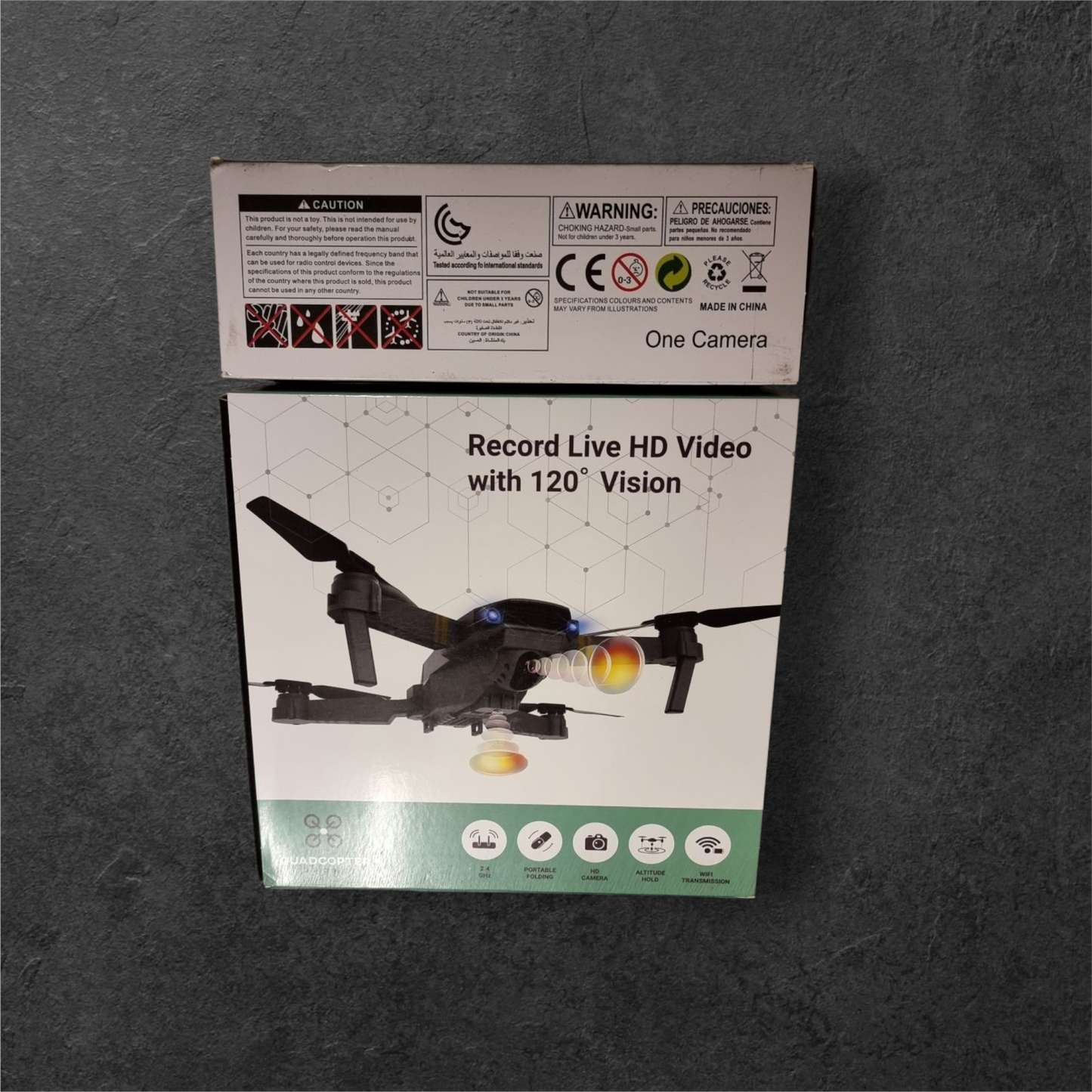 🚁 Faltbare Quadcopter Drohne mit Live-HD-Video & 120° Weitwinkelkamera