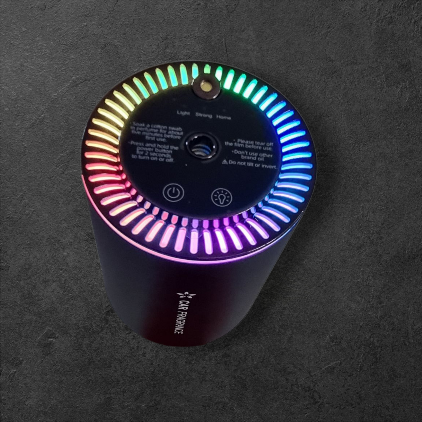 AI Auto Lufterfrischer mit 50ml Parfüms Auto Elektrischer Duft, Ultraschall-Zerstäuber, Intelligente 3 Modi, Auto EIN-/Ausschalten, Eingebauter Akku, Auto Aroma Diffusor Hält 5 Monate