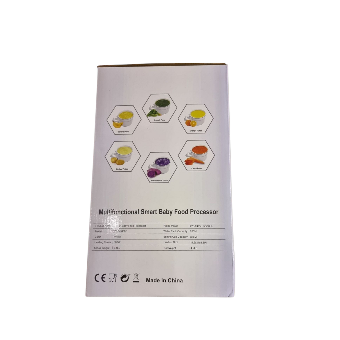 KYG 3-in-1 Babynahrungszubereiter – Dampfgaren, Mixen und Selbstreinigen mit Touch-Bedienfeld