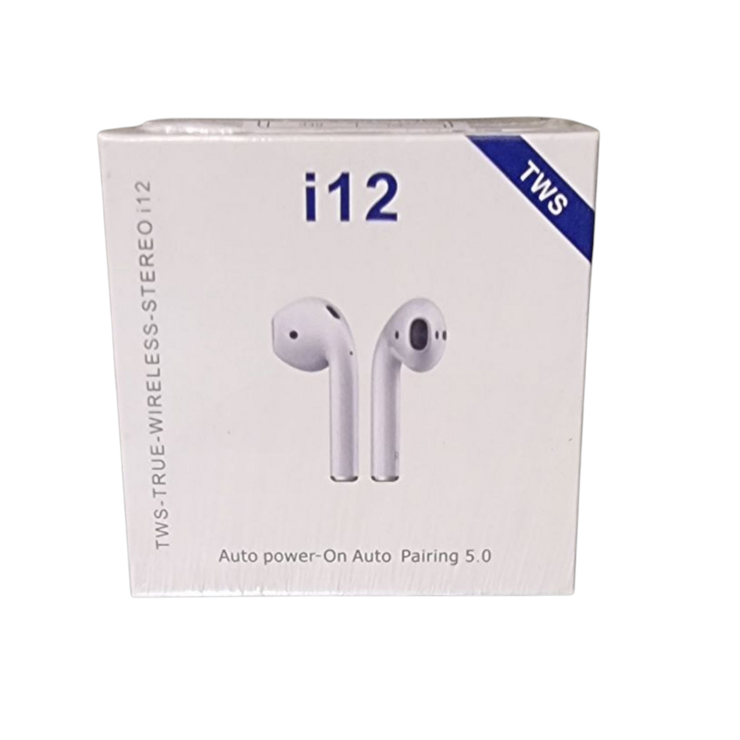 i12 AirPods – Kabellose Bluetooth-Kopfhörer in Weiß