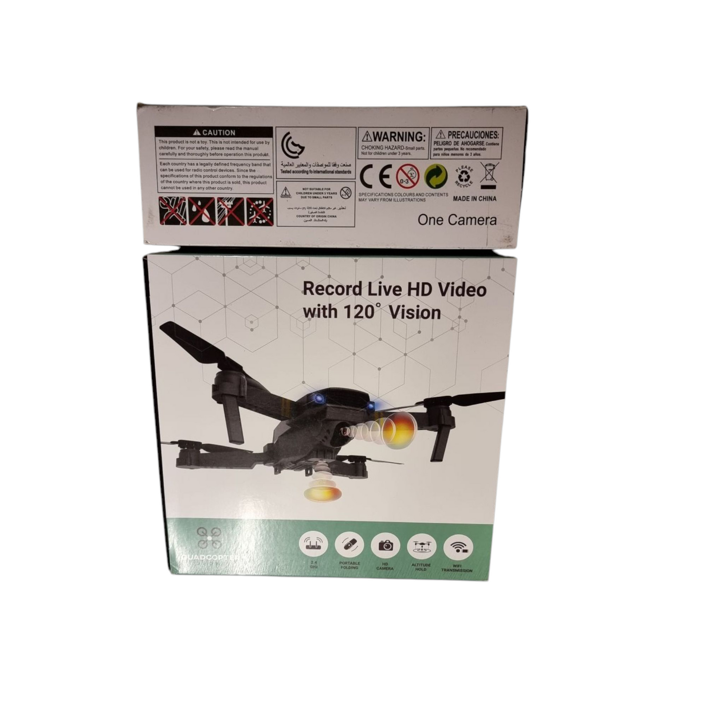 🚁 Faltbare Quadcopter Drohne mit Live-HD-Video & 120° Weitwinkelkamera