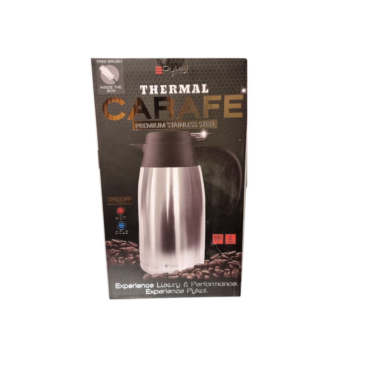 Pykal Thermoskanne 2 Liter – Perfekte Wärme- und Kältespeicherung für unterwegs